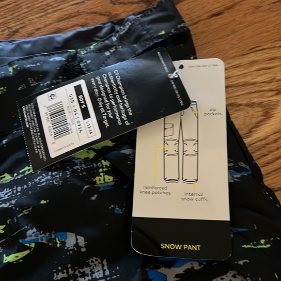 All in motion blue and black camoflange ski jacket & C9 champion ski pants large - Picture 10 of 12